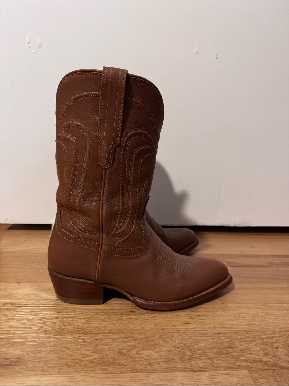 Tecovas Tan Leather Cowgirl Boot